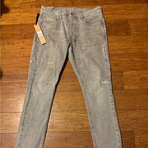 KSUBI RHINE STONE JEANS